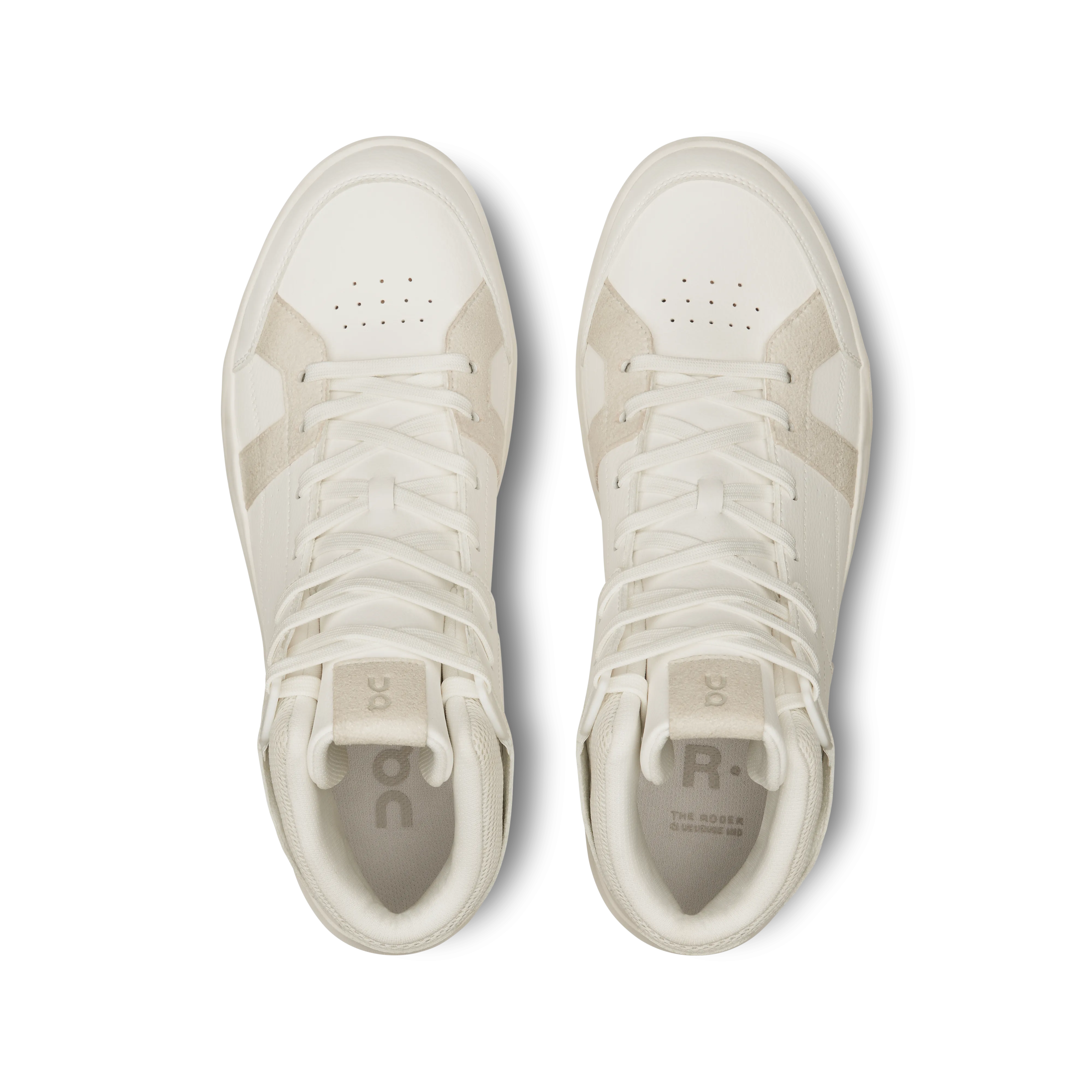 On Running Men's The Roger Clubhouse Mid Shoes - White / Sand