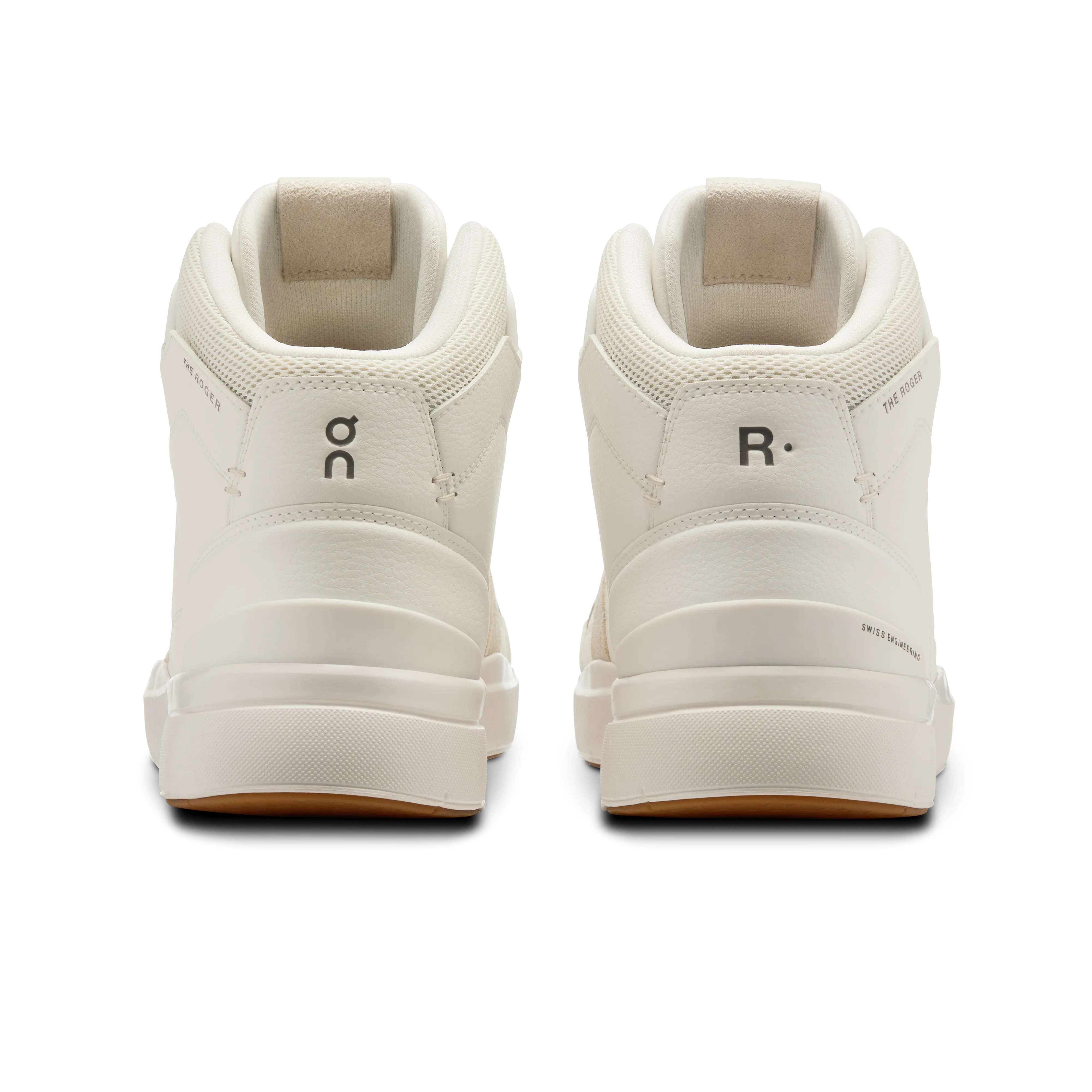 On Running Men's The Roger Clubhouse Mid Shoes - White / Sand