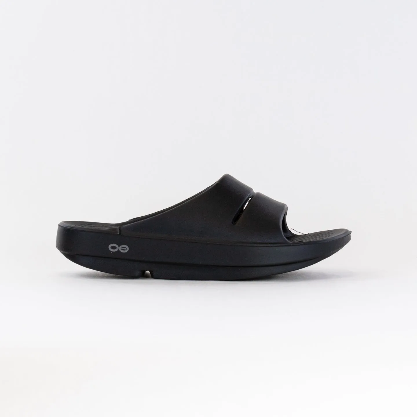 OOFOS Ooahh Slide Sandal (Unisex) - Black