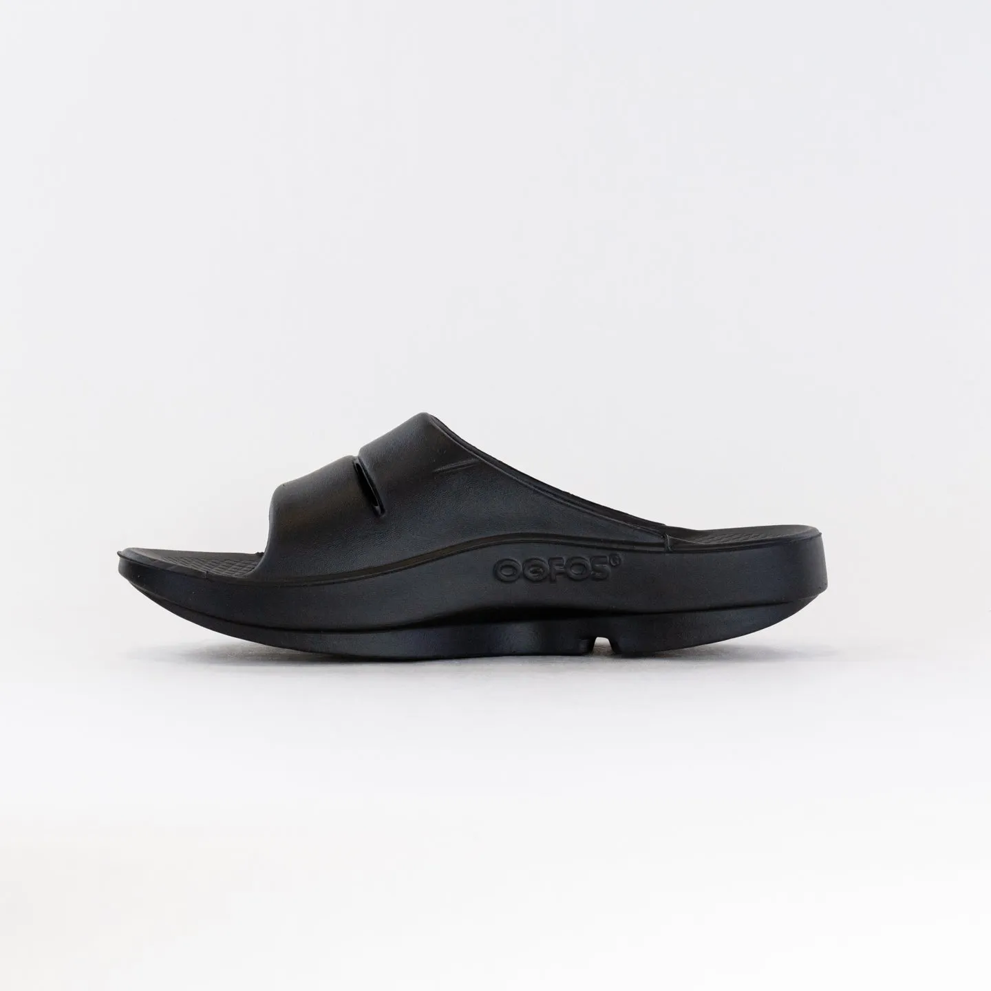 OOFOS Ooahh Slide Sandal (Unisex) - Black