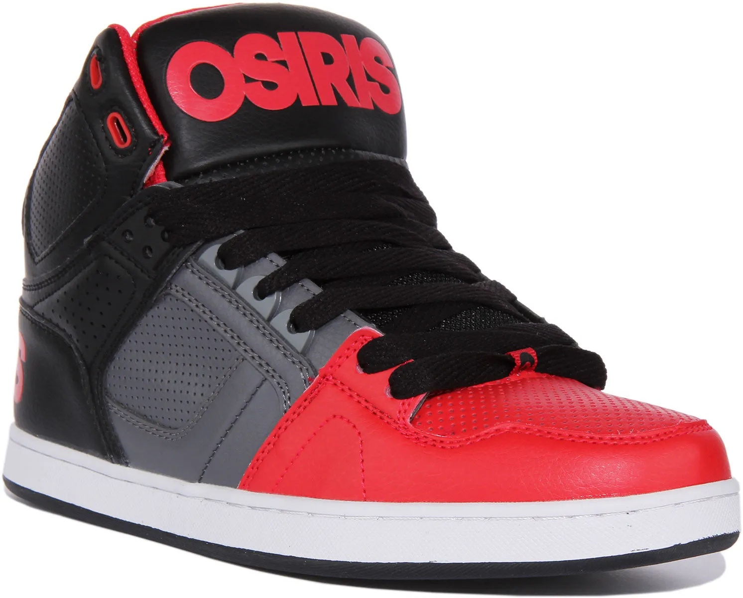 Osiris Nyc 83 Clk In Black Red For Men