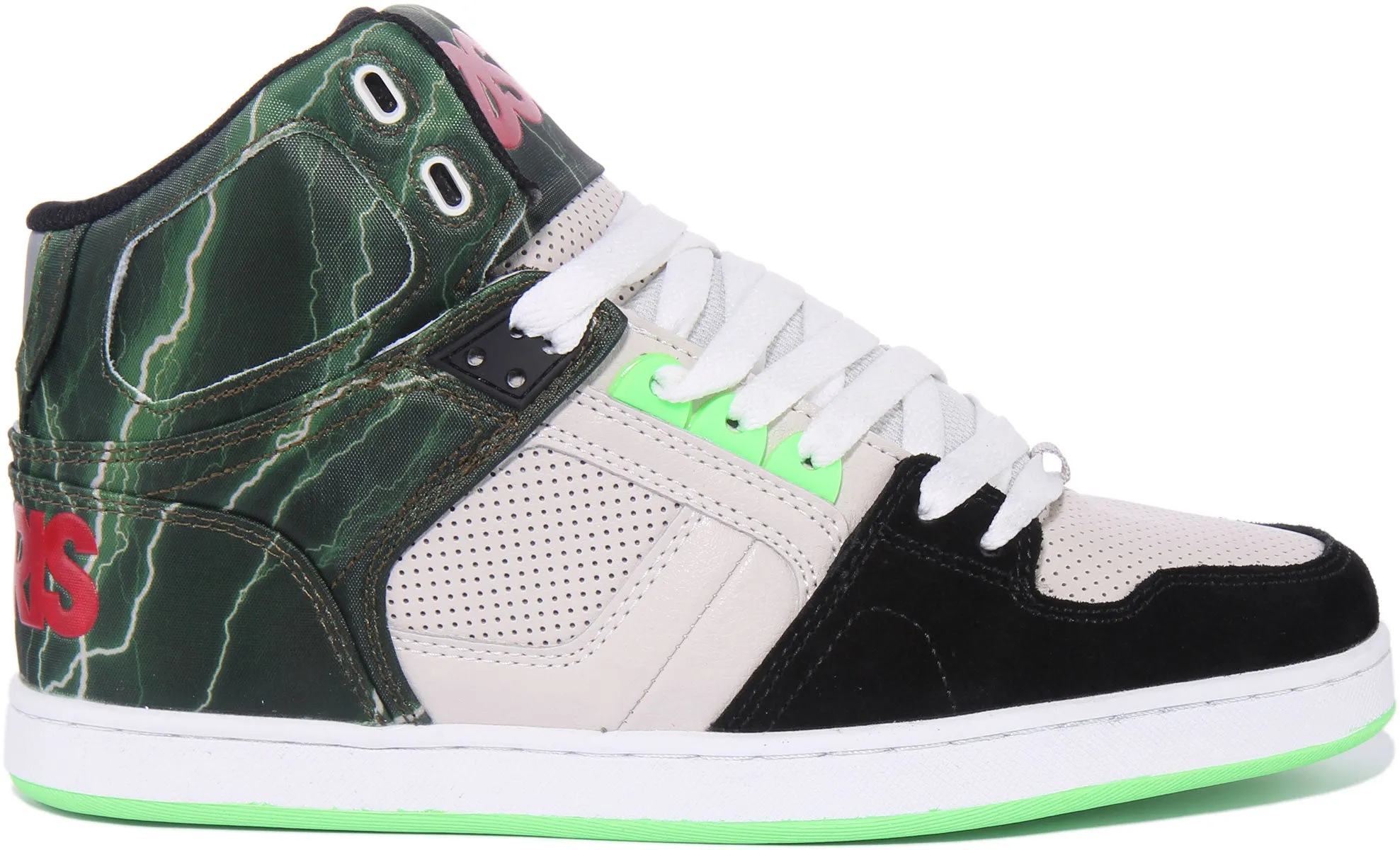 Osiris Nyc 83 Clk In White Green For Men