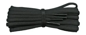 Oval Black Trainer Shoelaces