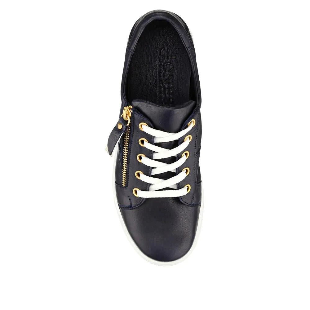 Padova Wide-Fit Leather Trainers - PADOVAWIDE / 326 787