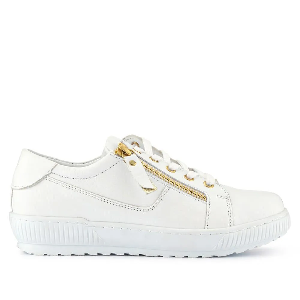 Padova Wide-Fit Leather Trainers - PADOVAWIDE / 326 787