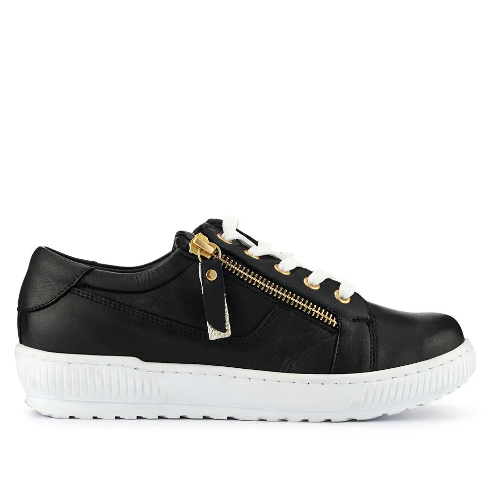 Padova Wide-Fit Leather Trainers - PADOVAWIDE / 326 787