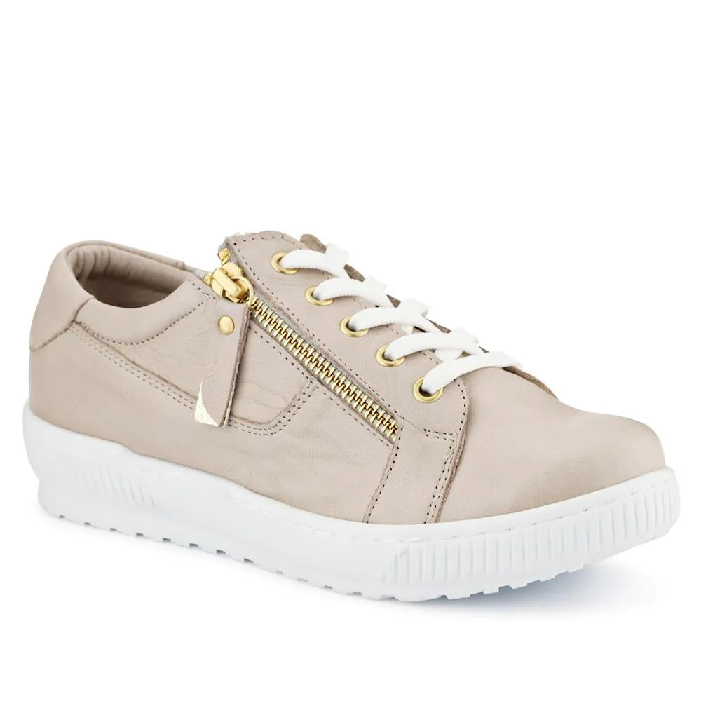 Padova Wide-Fit Leather Trainers - PADOVAWIDE / 326 787