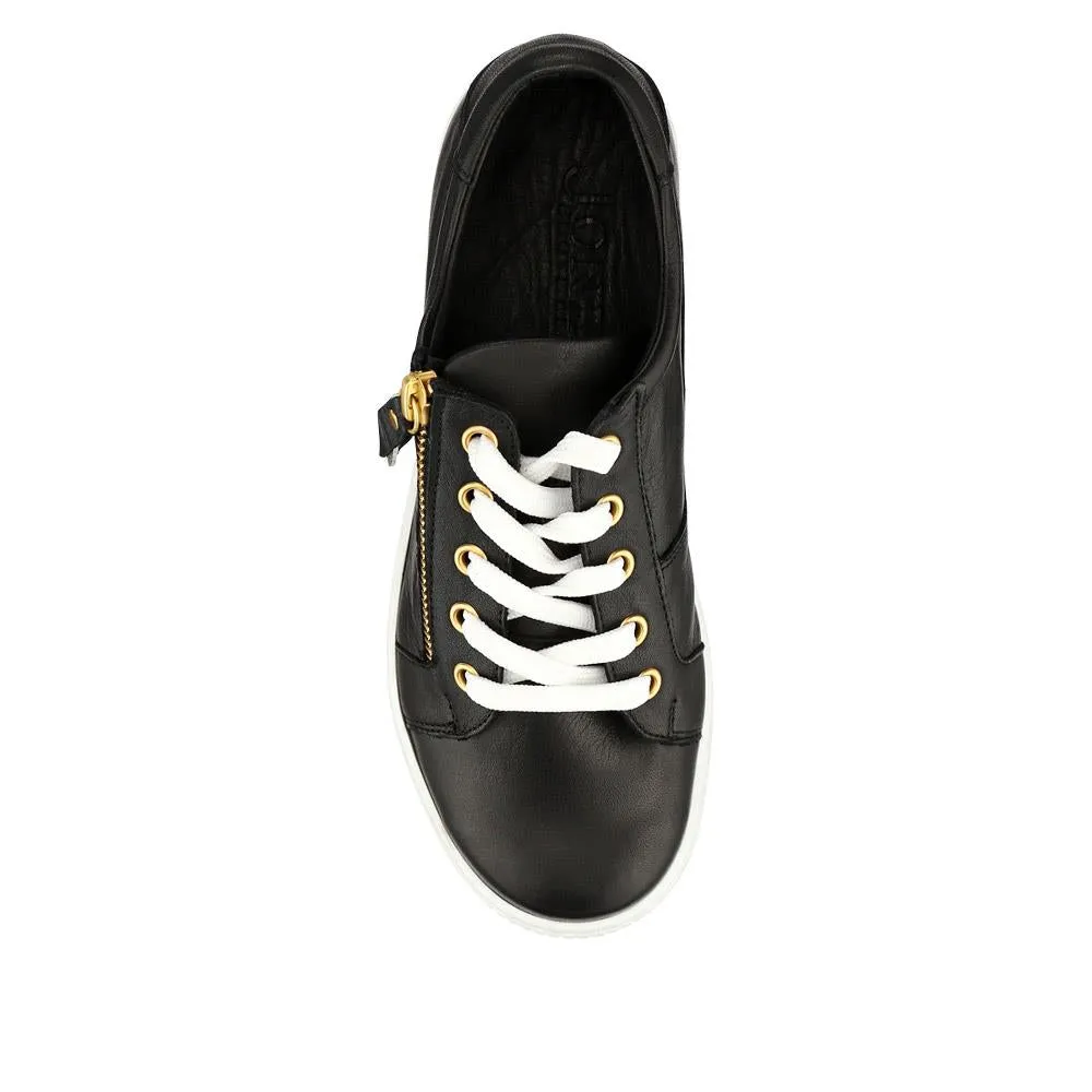 Padova Wide-Fit Leather Trainers - PADOVAWIDE / 326 787