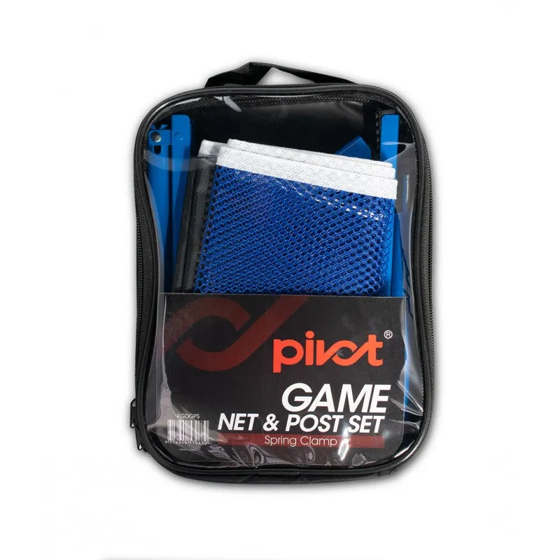 Pivot Game Net and Post Table Tennis Set