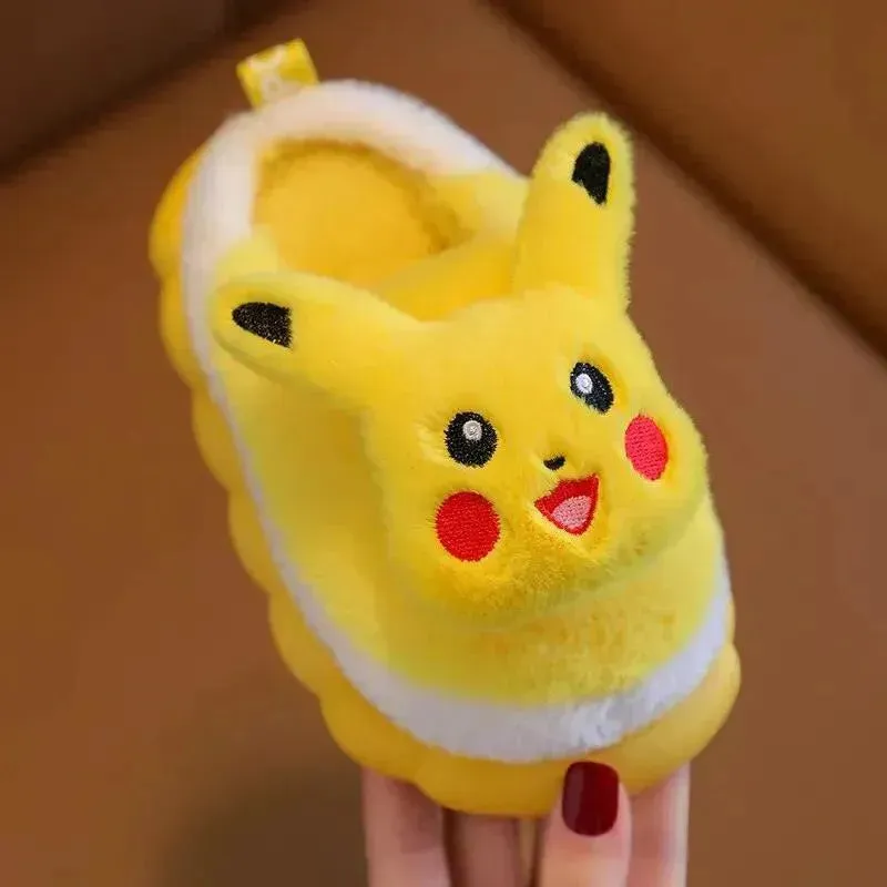 Plush Pikachu Indoor Slippers