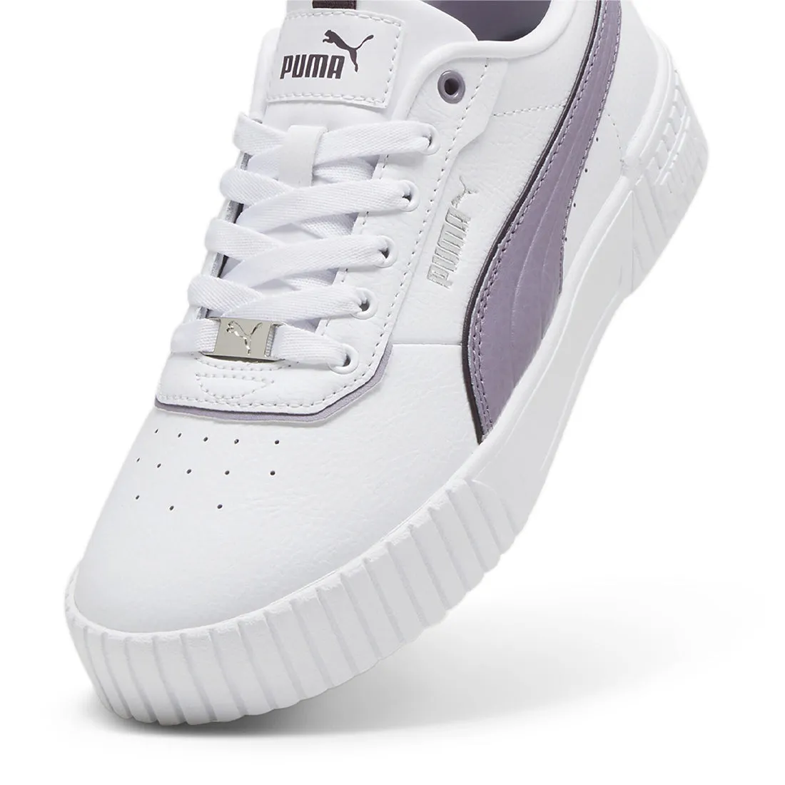 PUMA Carina 2.0 Lux Women's Lifestyle Shoes White Purple