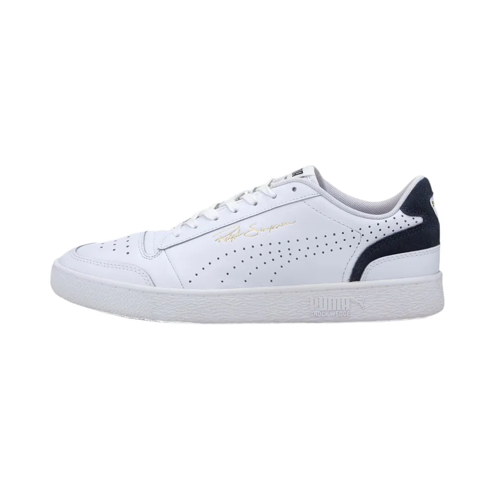 Puma scarpa sneakers da uomo Ralph Sampson Lo Perf Colorblock 374751 05 bianco nero