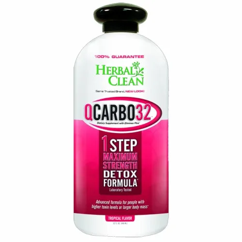 QCarbo Fast Cleansing Drink Tropical 32 OZ By BNG Enterprises/Herbal Clean