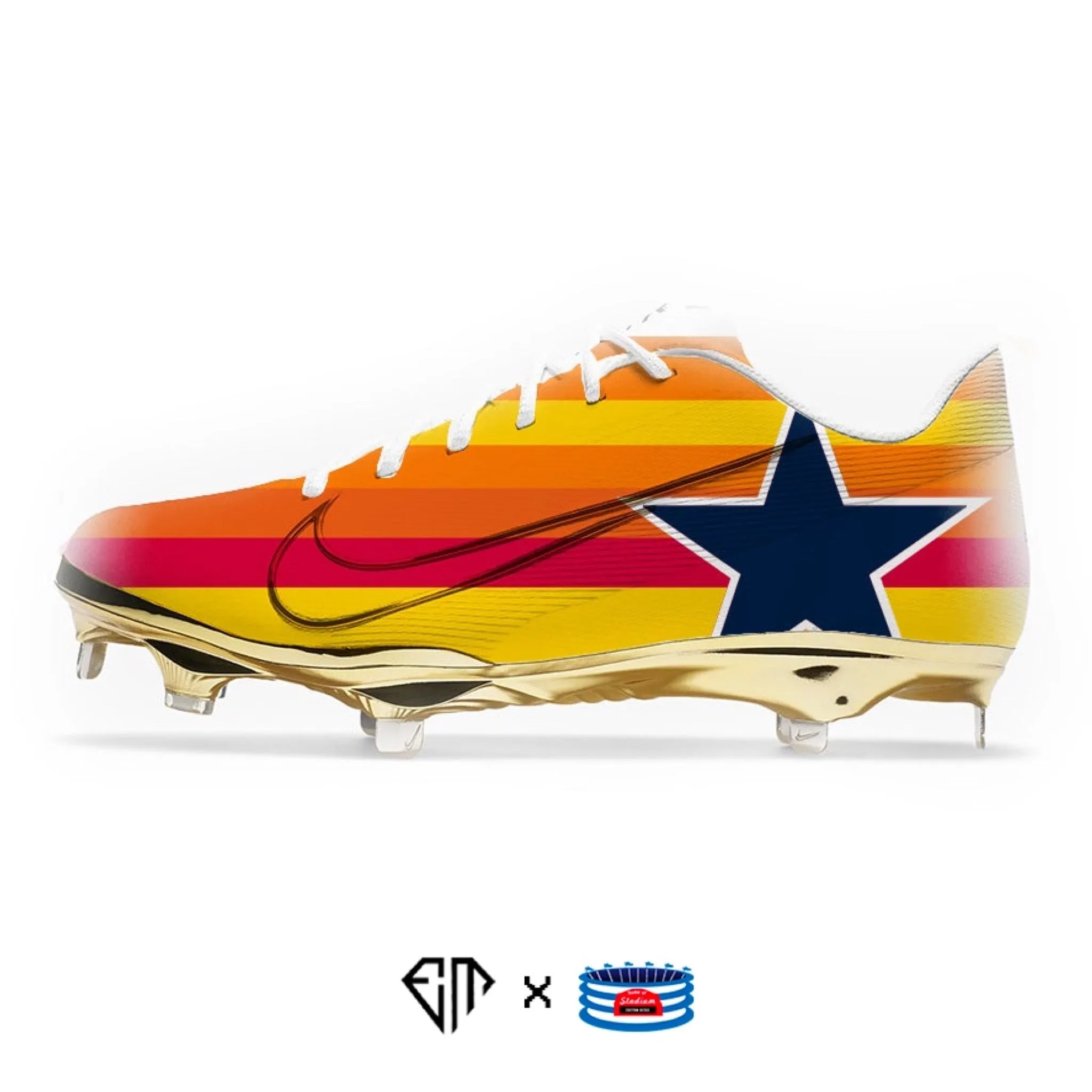 "Rainbow Throwback" Nike Lunar Vapor Ultrafly Elite 3 Cleats