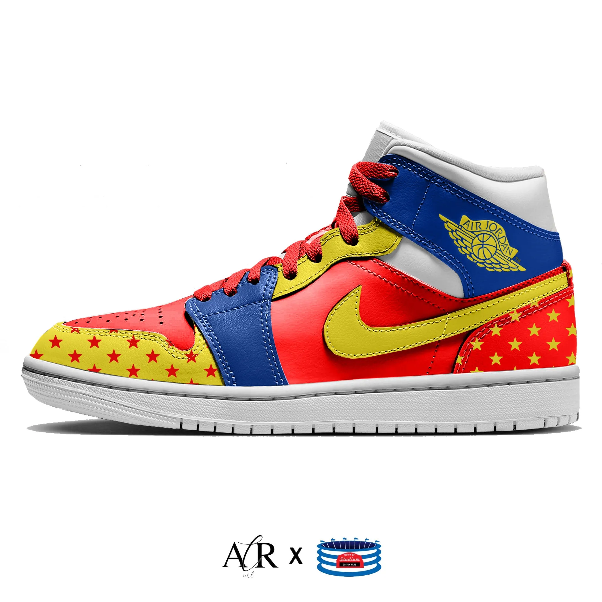 "Wonder" Jordan 1 Mid Shoes