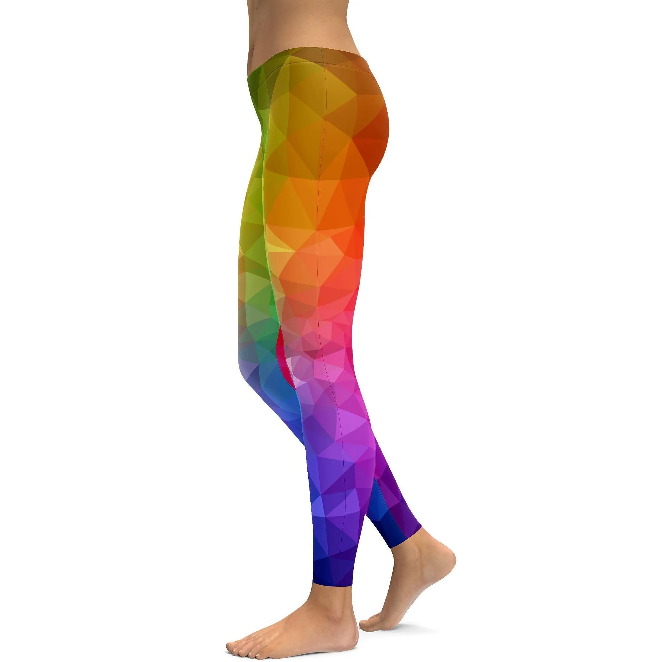 Rainbow Polygon Leggings