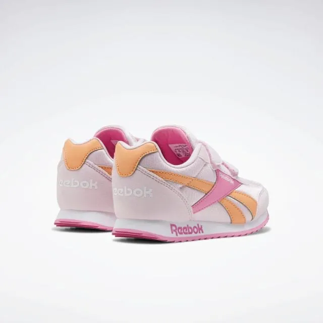 Reebok Royal Classic Jogger 2.0 Ps-Girls Running Shoes Pink And Orange Ef3729