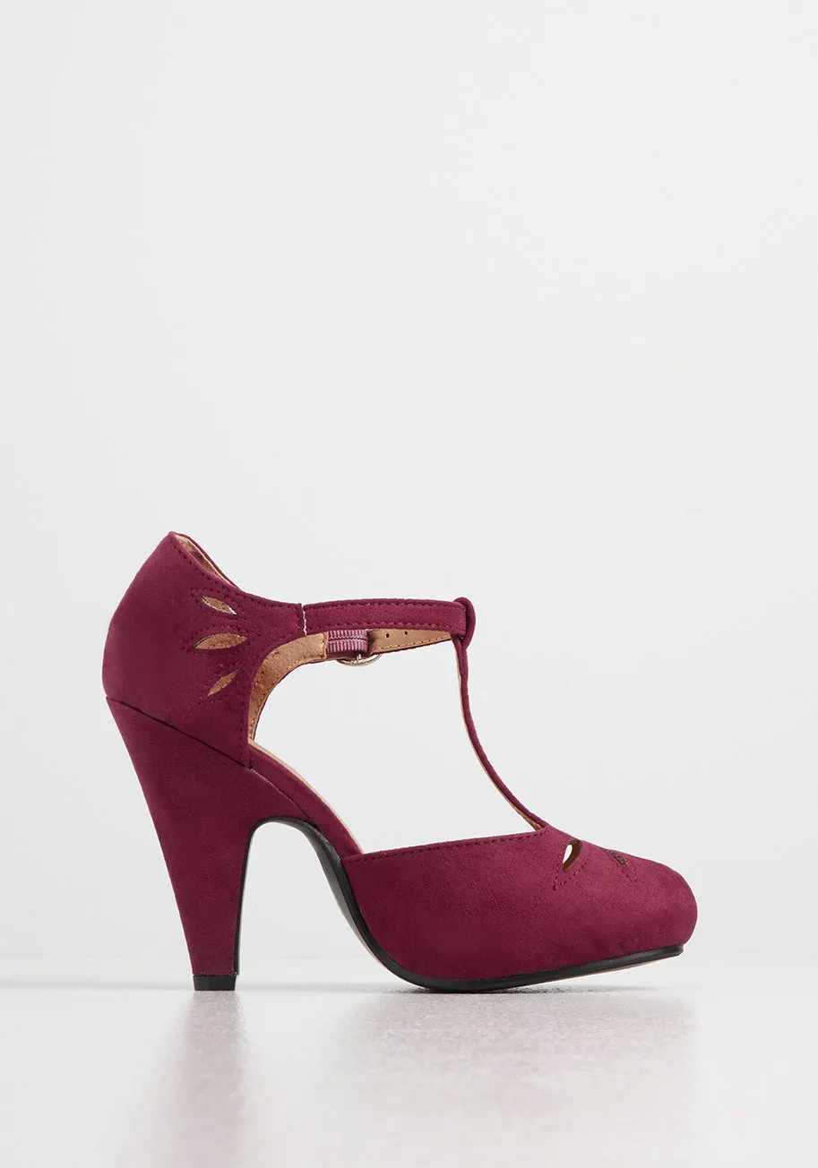 Refreshed Zest T-Strap Heel