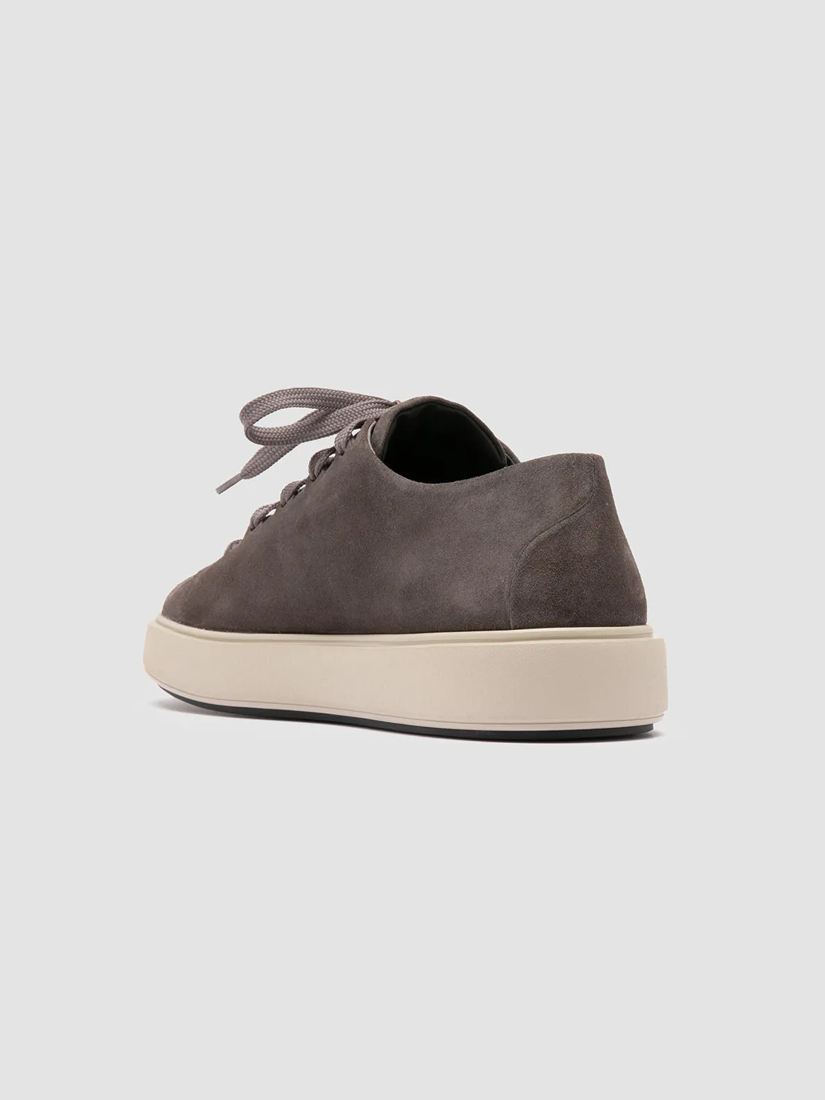 REMASTER 001 - Grey Suede Low Top Sneakers