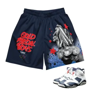 Retro 6 Olympic Dream Team Mesh Shorts