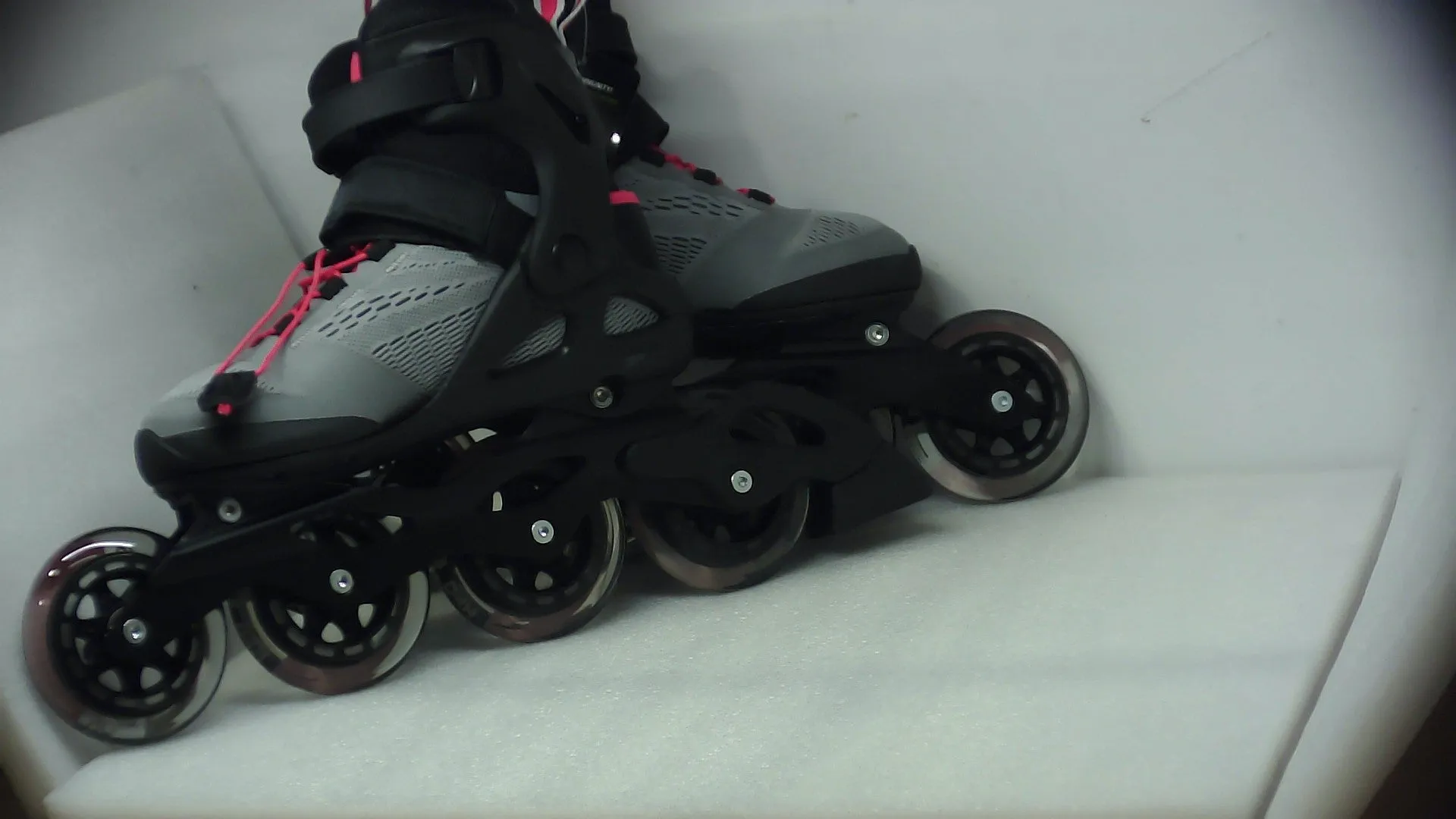 Rollerblade Macroblade 90 Womens Fitness Inline Skate, Neutral Grey/Paradise Pink, 6.5 (Without Original Box)