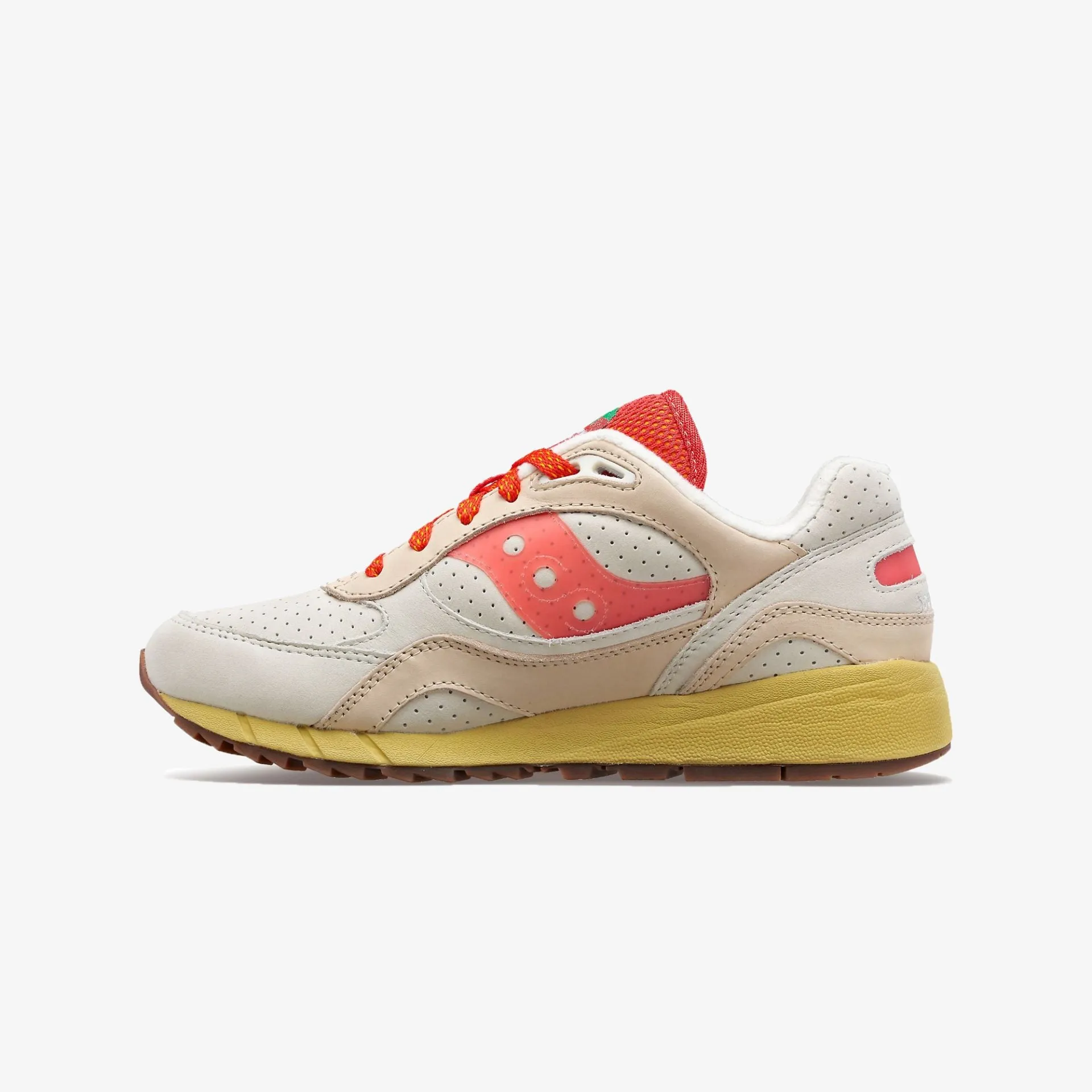 Saucony Originals | SHADOW 6000 NEW YORK  { BEIGE/RED