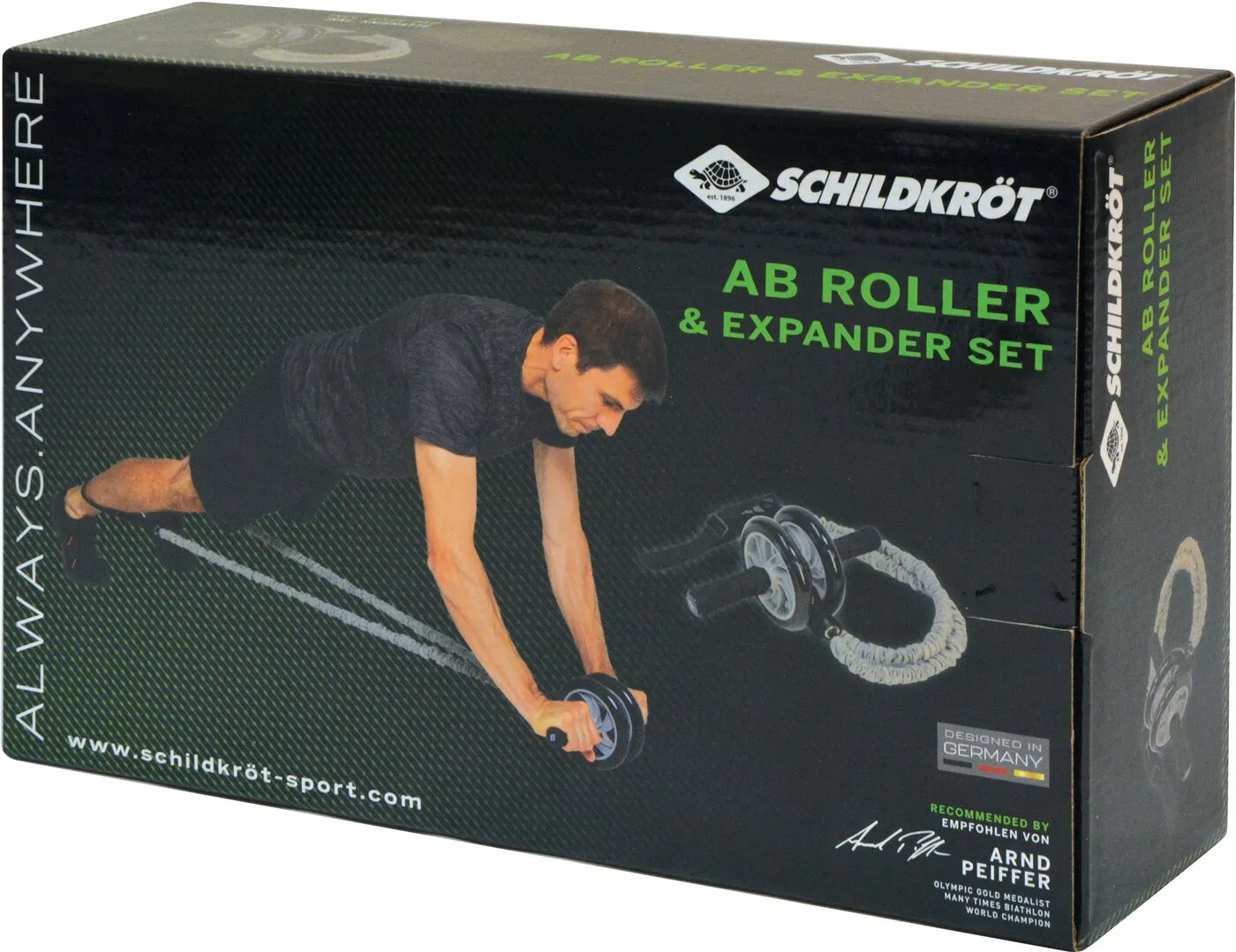 SCHILDKRÖT FITNESS ABROLLER & EXPANDER SET (2x 65cm (c