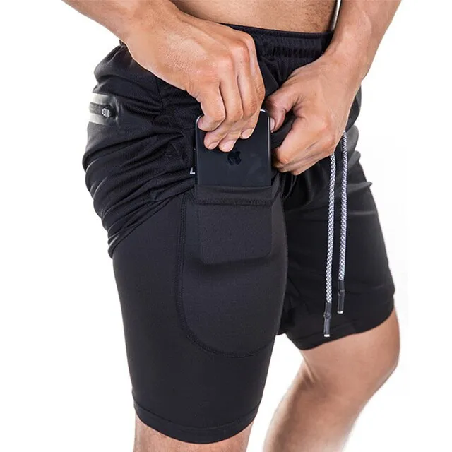 Secure Pocket Fitness Shorts