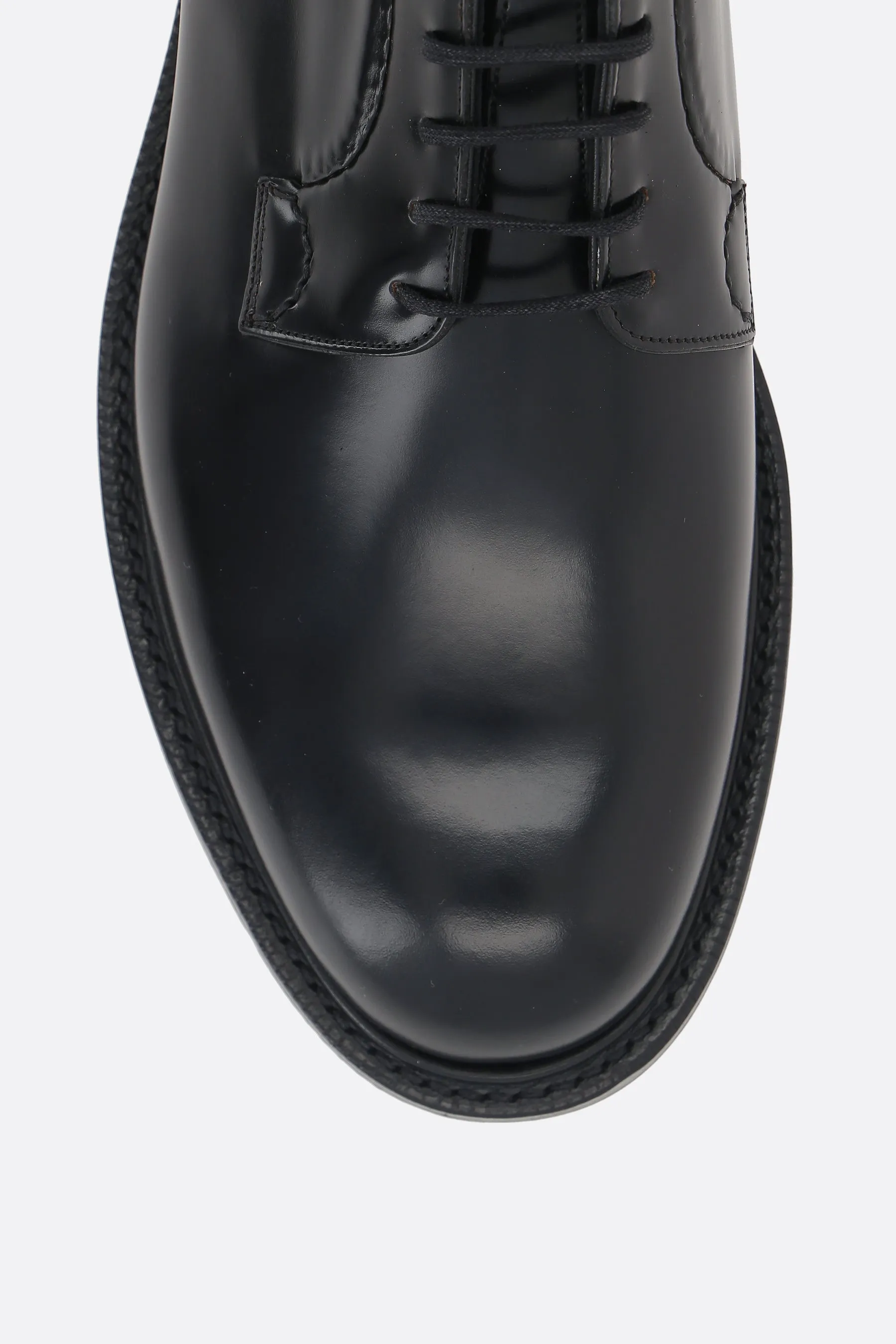 Shannon derby shoes in brushed leather