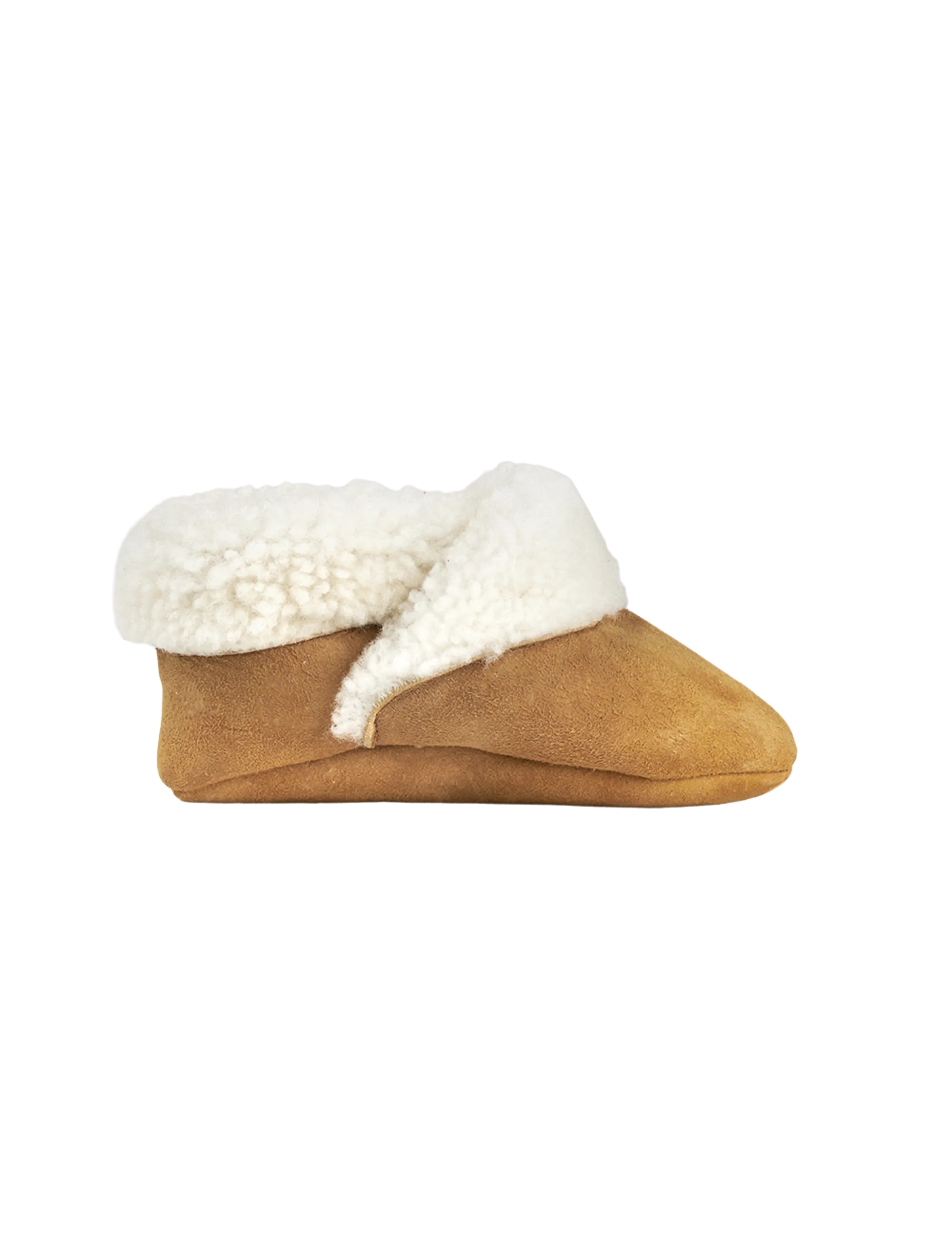 Shearling Bootie - Cognac