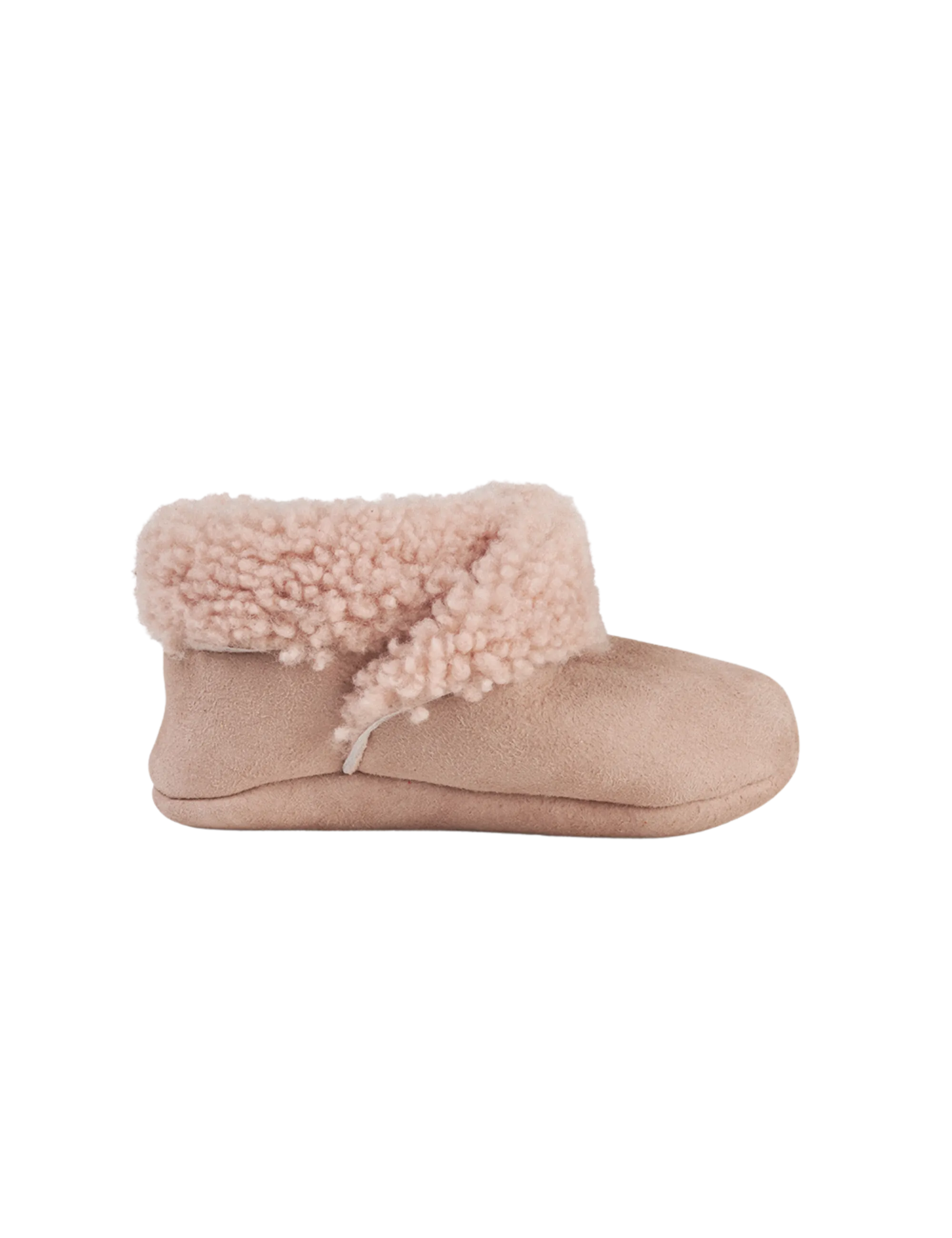 Shearling Bootie - Old rose