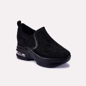 Sienna Black Heel Sneakers 0440657