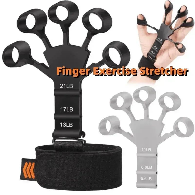 Silicone  Strength Trainer Finger Resistance Belt Stretcher