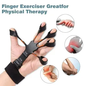 Silicone  Strength Trainer Finger Resistance Belt Stretcher