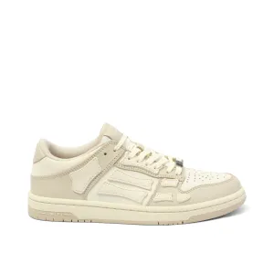 Skeleton Top Low Sneaker in Alabaster