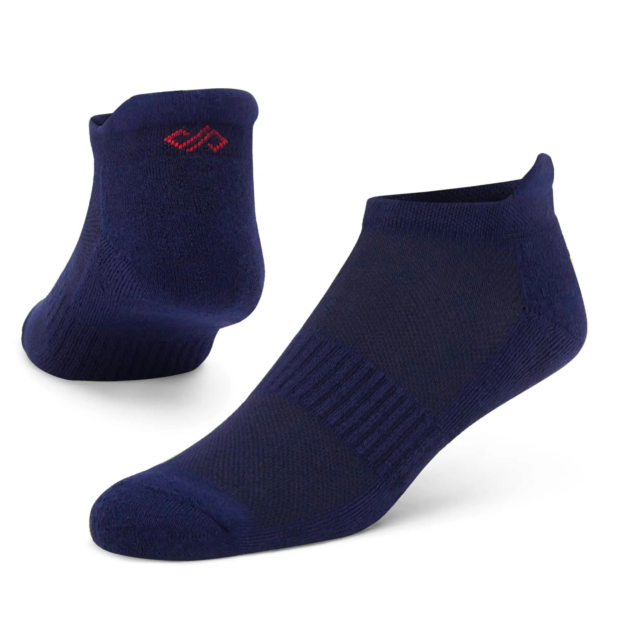 Solid Navy Blue Bamboo Unisex Ankle Length Socks