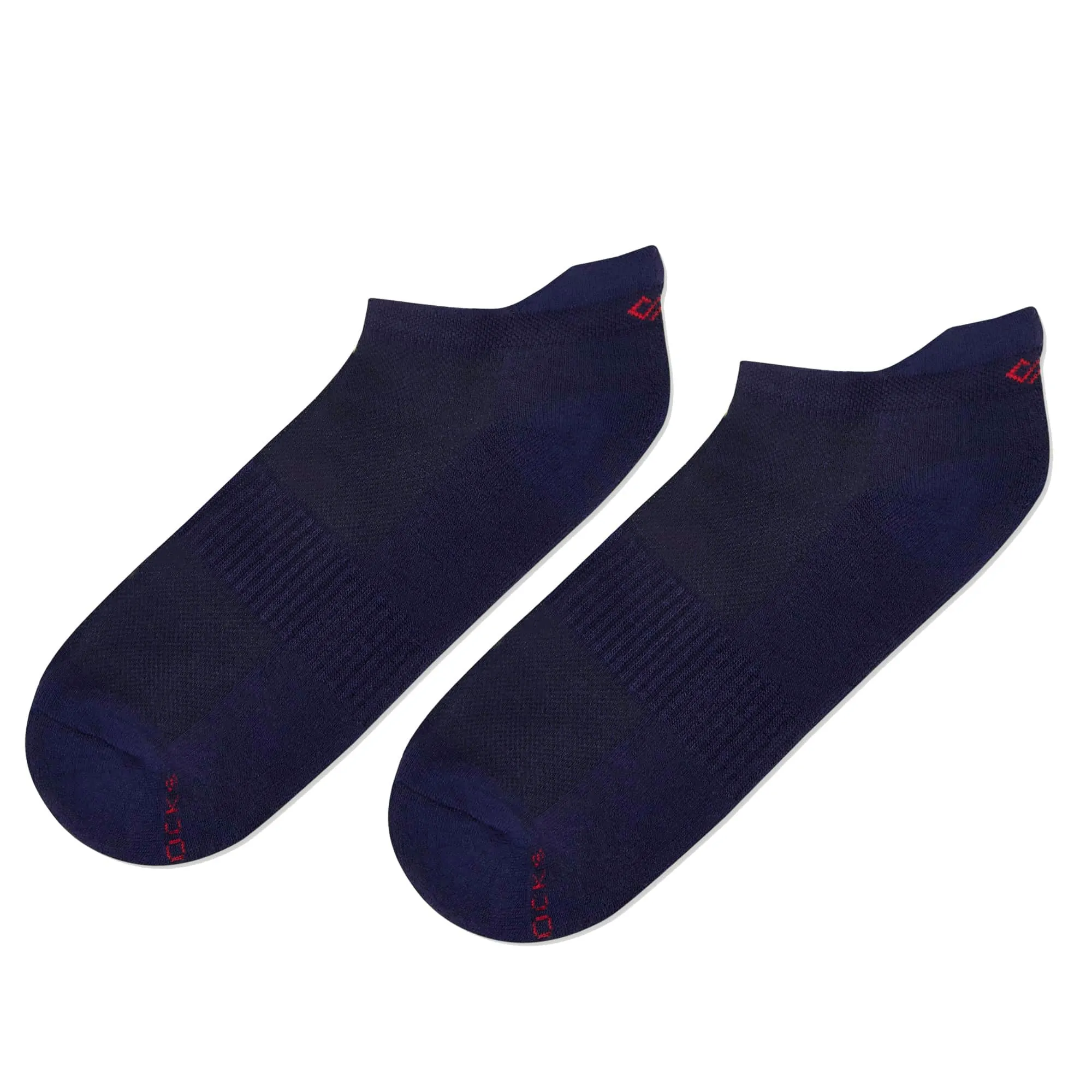 Solid Navy Blue Bamboo Unisex Ankle Length Socks