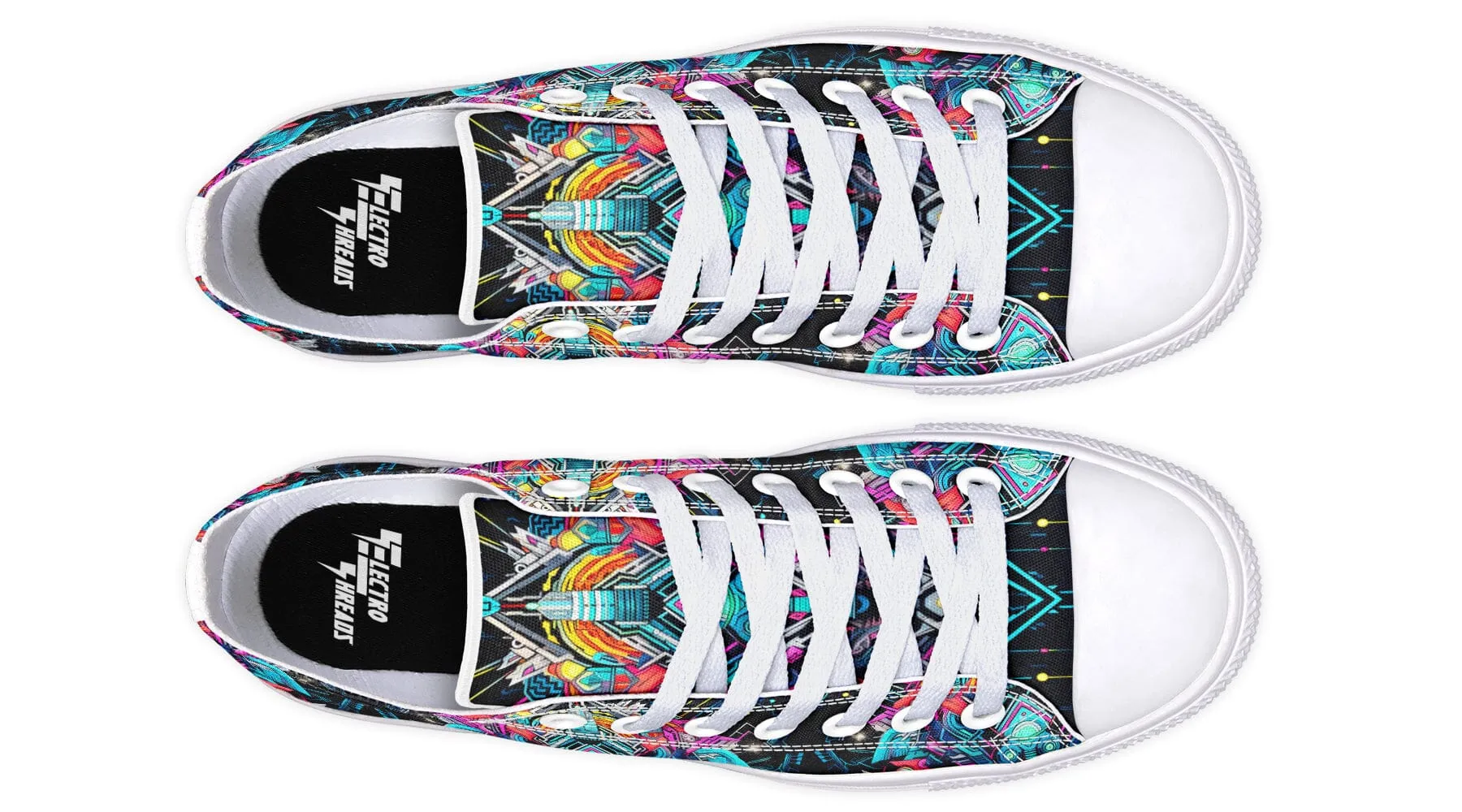 Space Symmetry Low Top Shoes