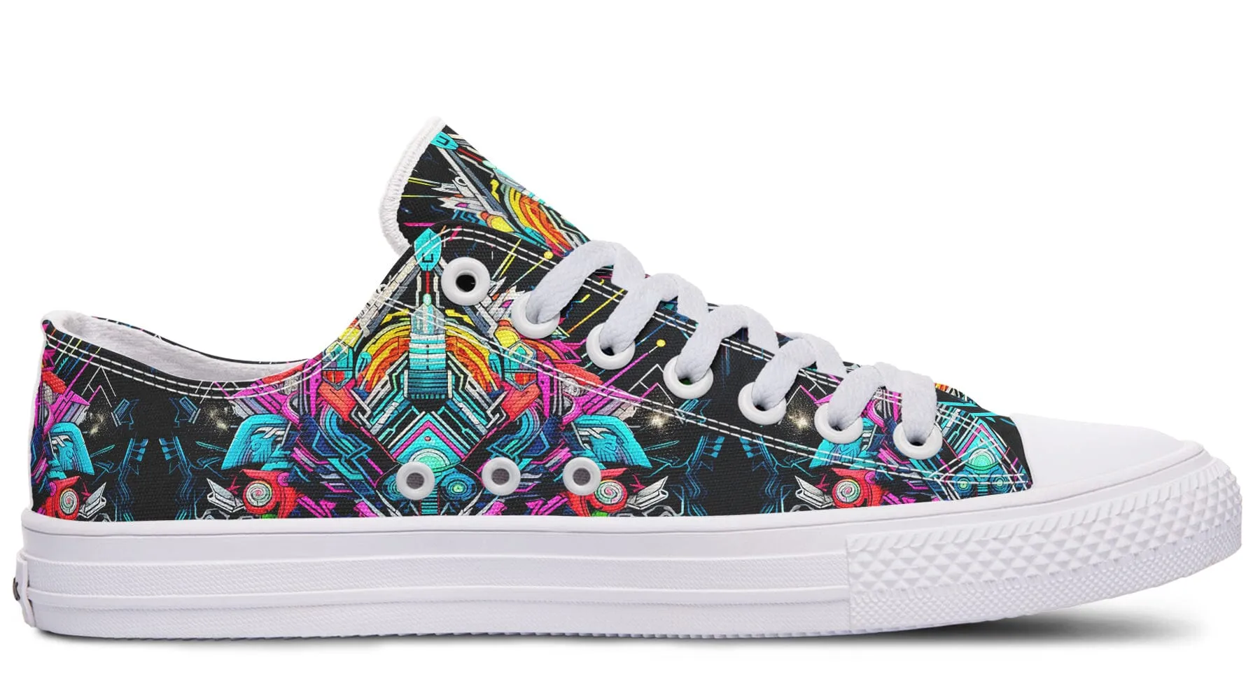 Space Symmetry Low Top Shoes