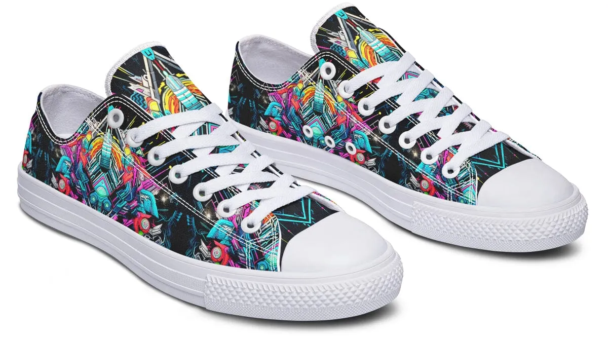 Space Symmetry Low Top Shoes