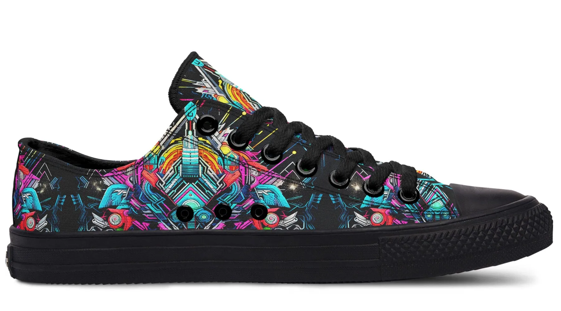 Space Symmetry Low Top Shoes