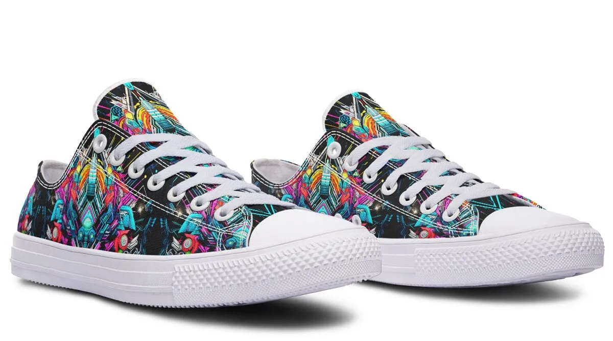 Space Symmetry Low Top Shoes