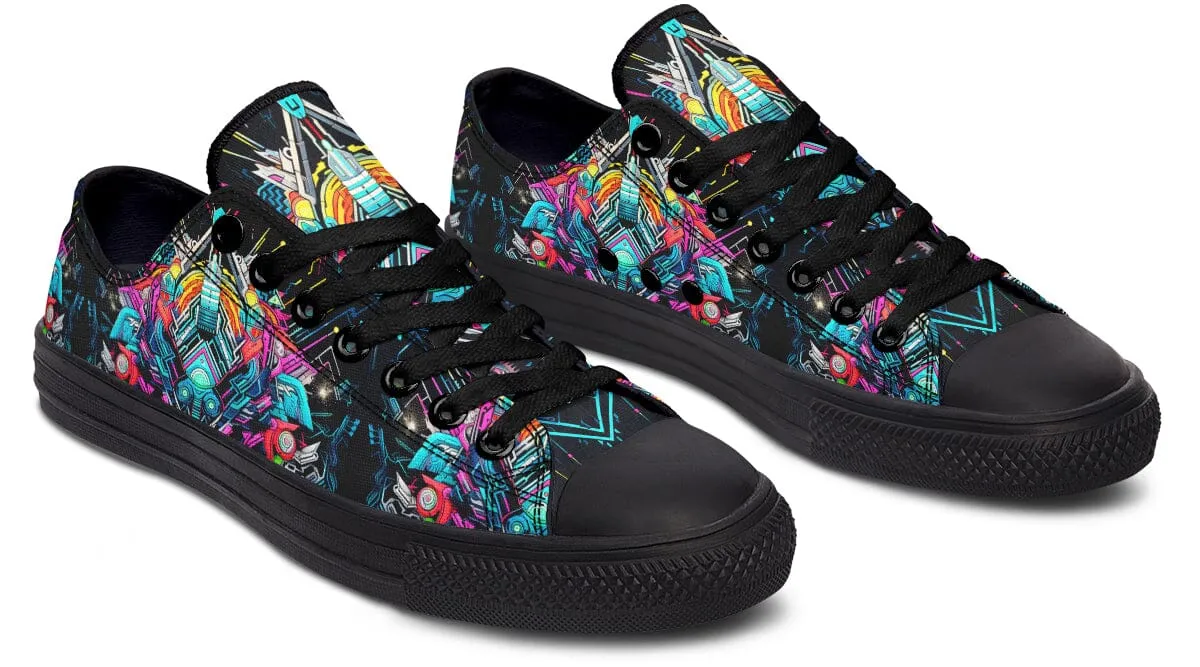 Space Symmetry Low Top Shoes