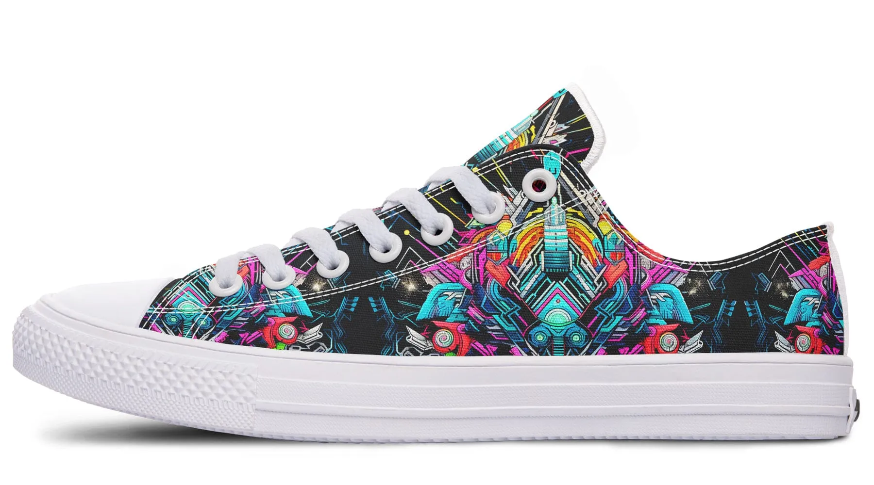 Space Symmetry Low Top Shoes