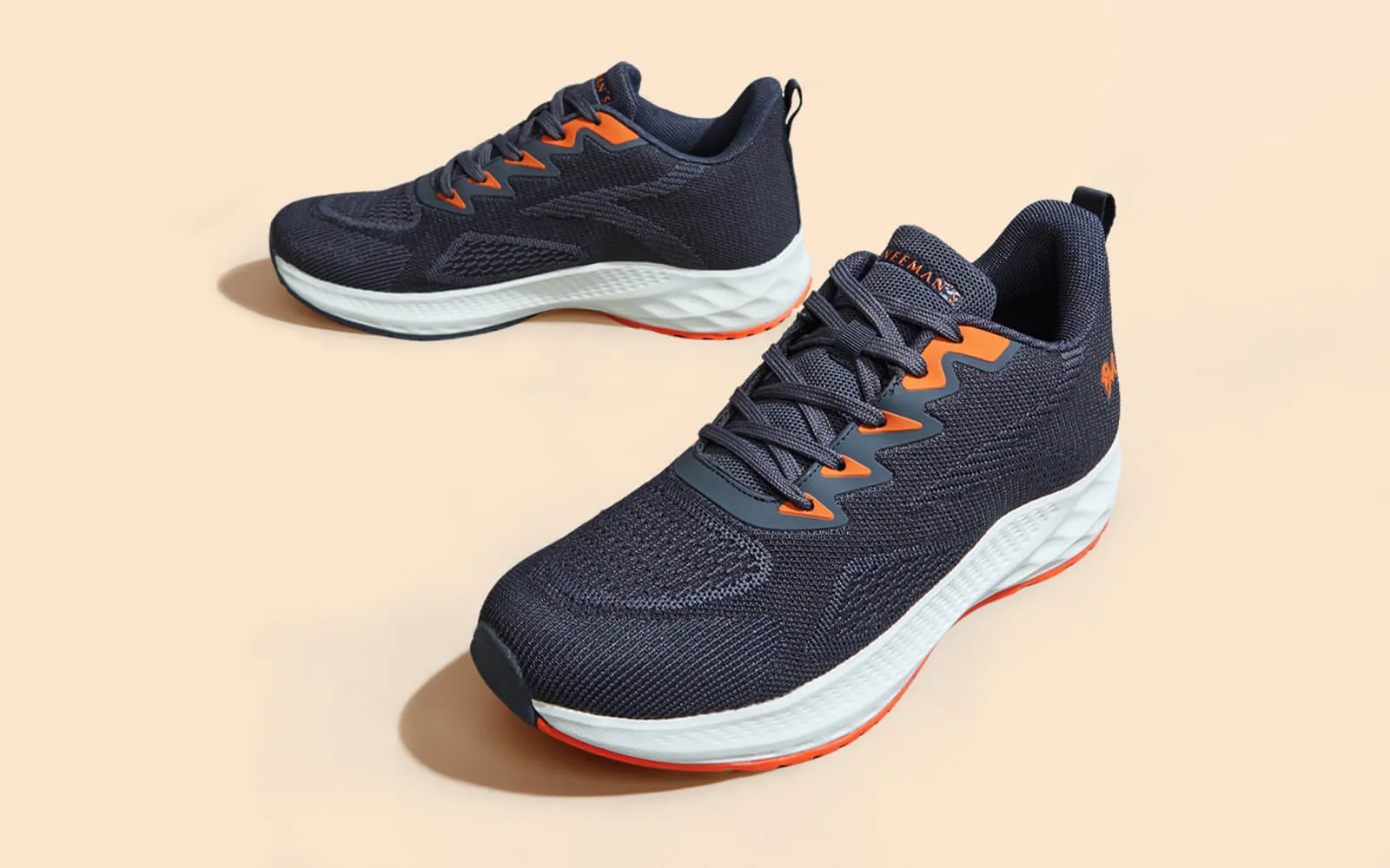 Sporty Casuals : Grey-Orange