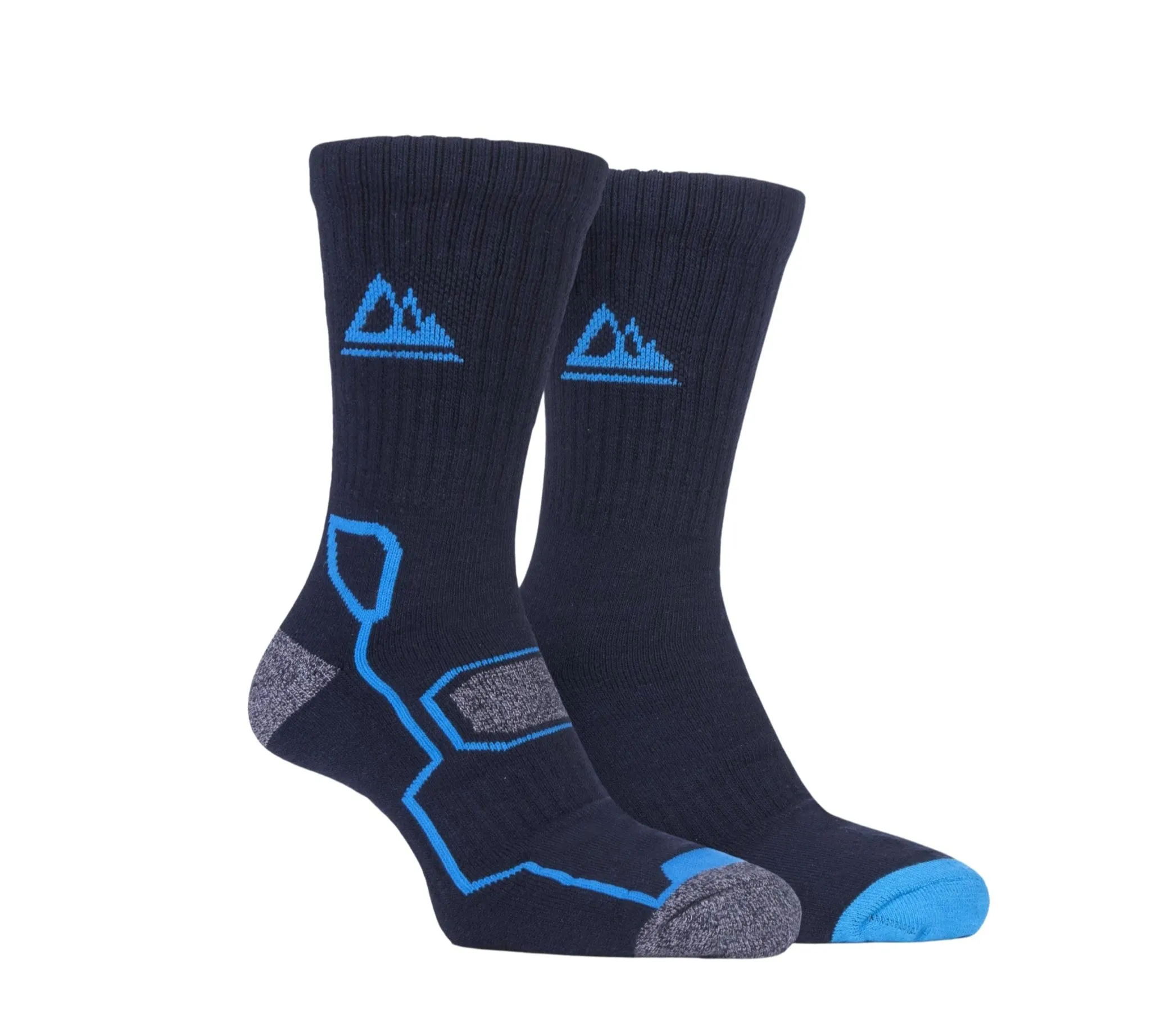 Storm Bloc Mens Bamboo Boot Socks 6-11 | Blue 2 Pack