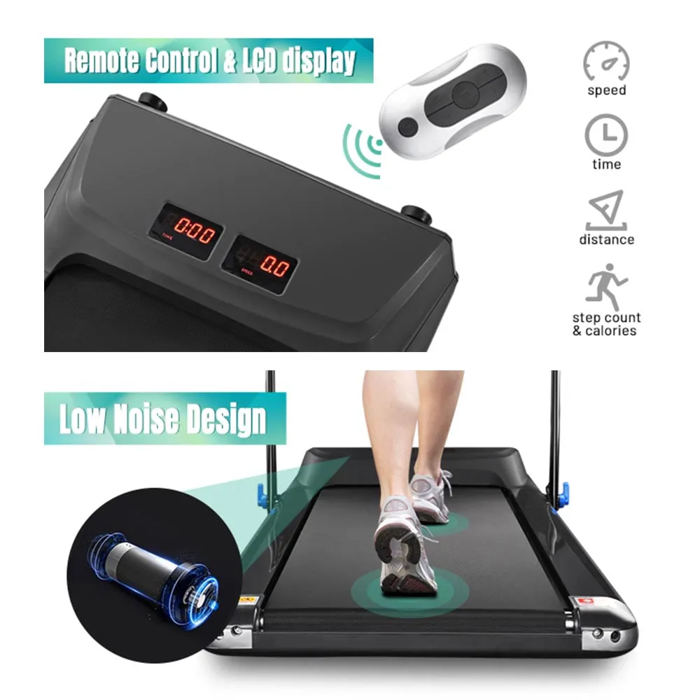 TheLAShop Ultra-thin Folding Treadmill with Remote Running Machine