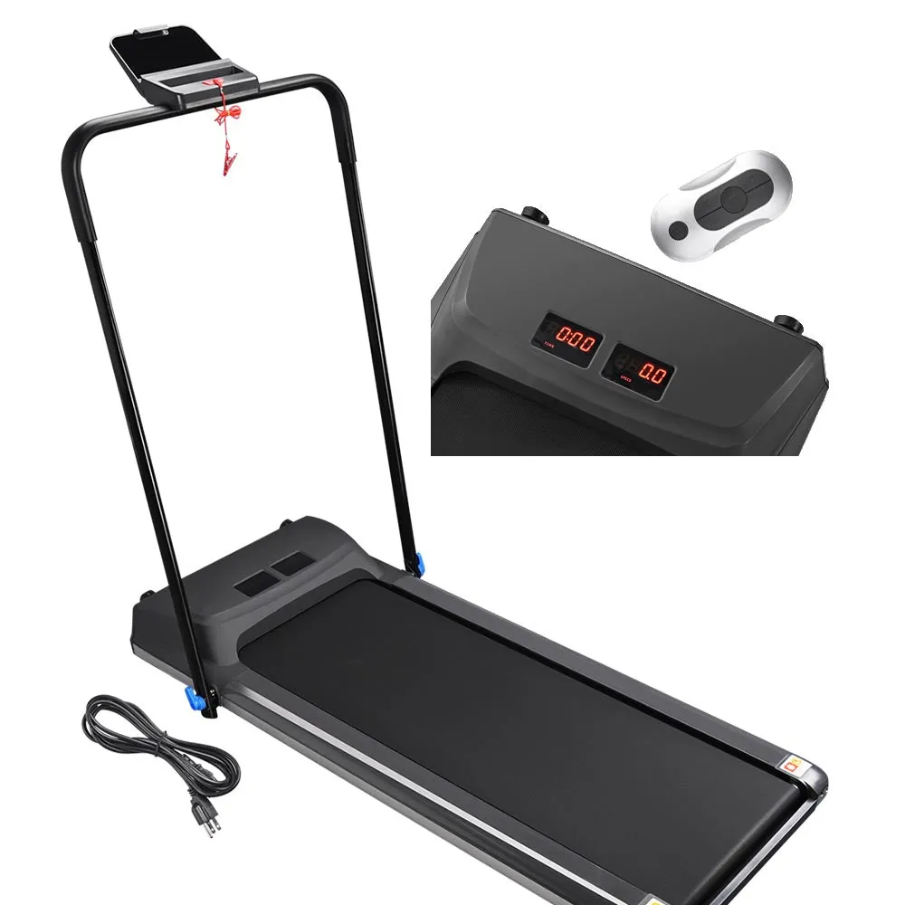 TheLAShop Ultra-thin Folding Treadmill with Remote Running Machine