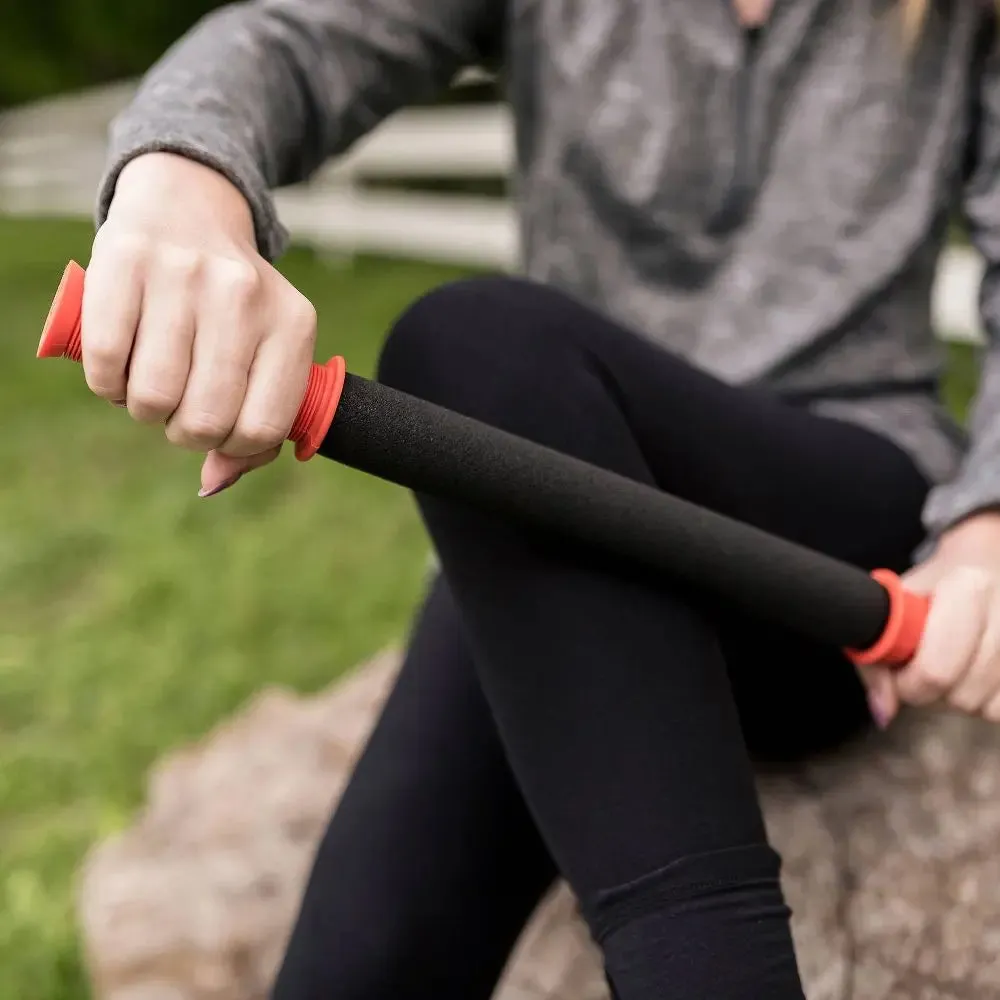 Tiger Tail 18" Hand held Foam Roller - Black/Orange