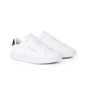 Tommy Hilfiger Mens Trainer Court Detail Ess White/Desert Sky